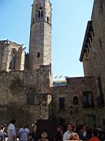 Barcelone, Barrio gotico, Palais del Real Major, Tour (06)
